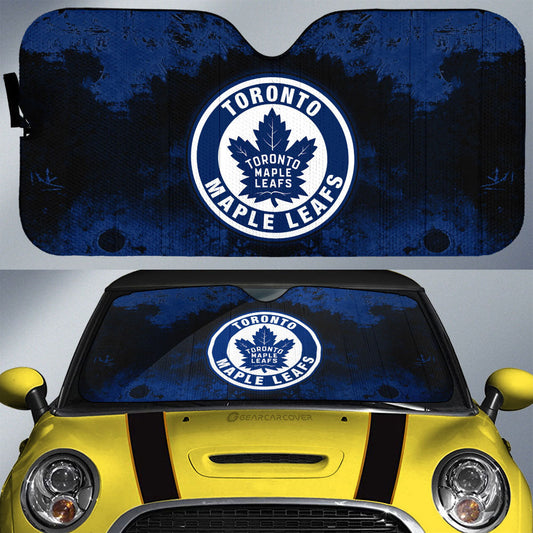 Toronto Maple Leafs Car Sunshade Custom Car Accessories - Gearcarcover - 1