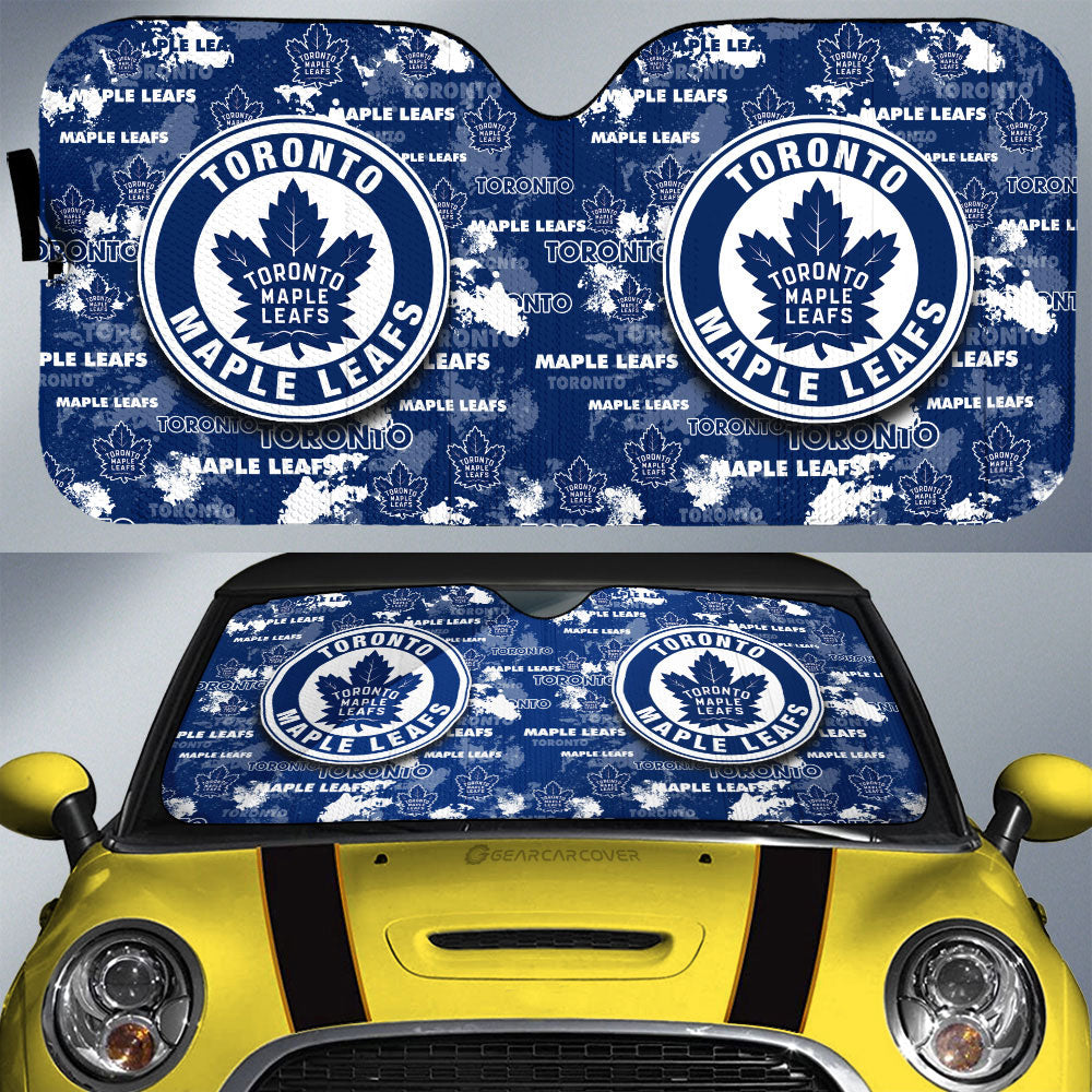Toronto Maple Leafs Car Sunshade Custom Car Accessories - Gearcarcover - 1