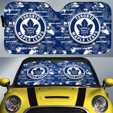 Toronto Maple Leafs Car Sunshade Custom Car Accessories - Gearcarcover - 1