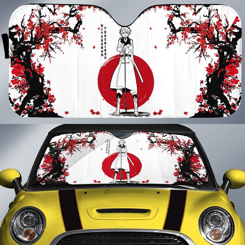Toshiro Hitsugaya Car Sunshade Custom Janpan Style Bleach Car Accessories - Gearcarcover - 1
