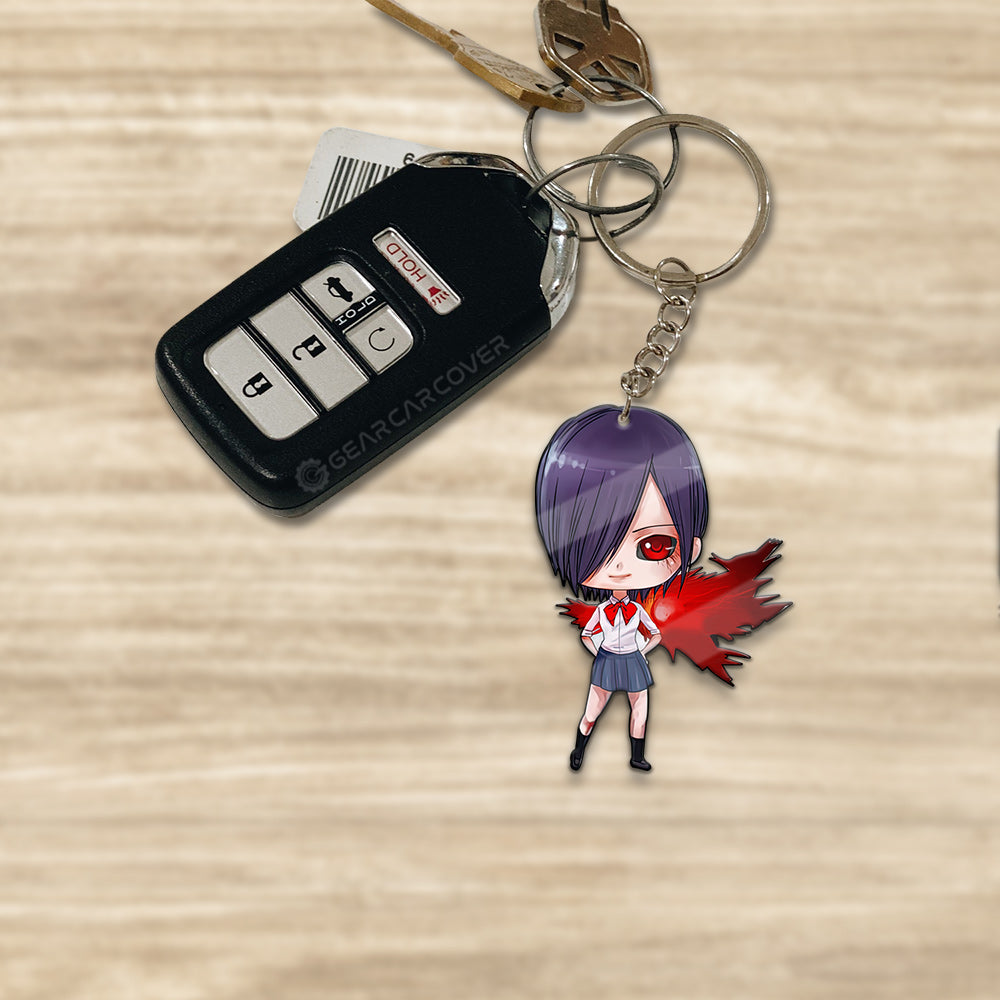 Touka Kirishima Keychain Custom Tokyo Ghoul Anime Car Accessories - Gearcarcover - 1