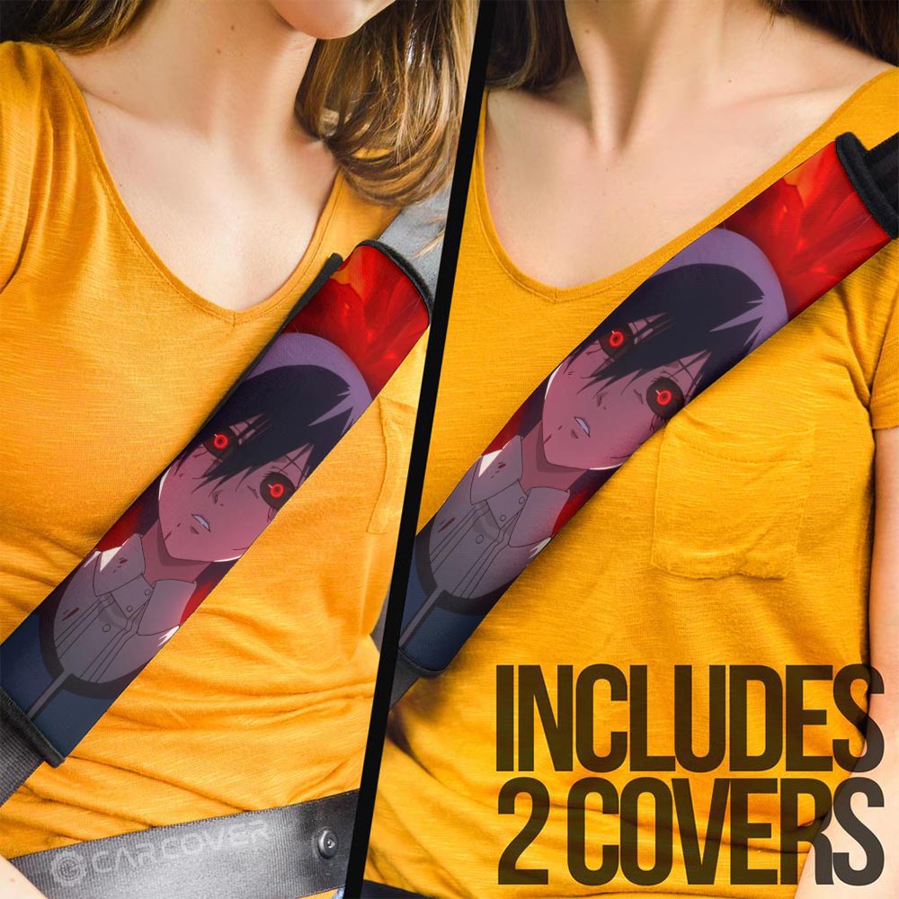 Touka Kirishima Seat Belt Covers Custom Car Accessories - Gearcarcover - 3