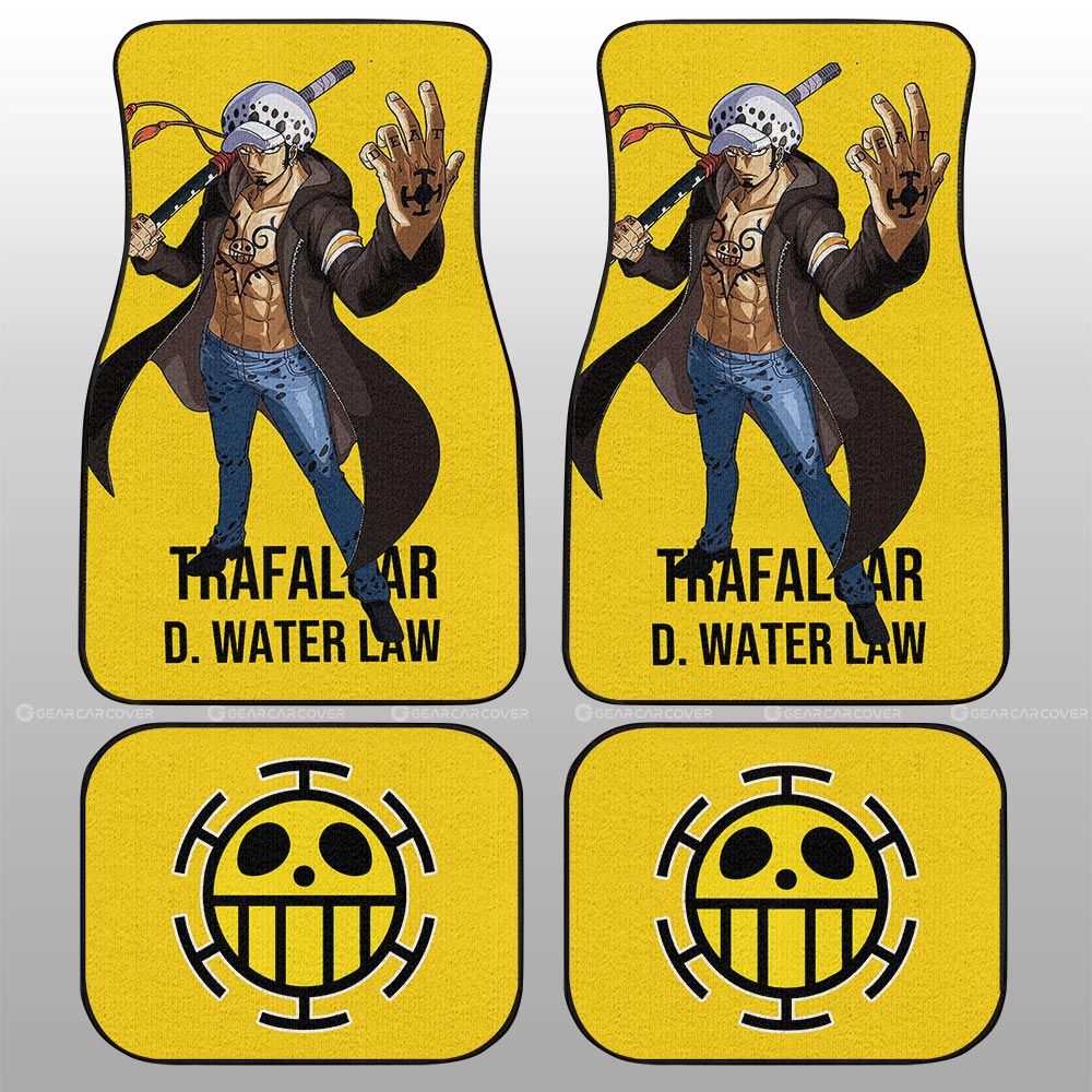 Trafalgar D. Water Law Car Floor Mats Custom Car Accessories For Fans - Gearcarcover - 2