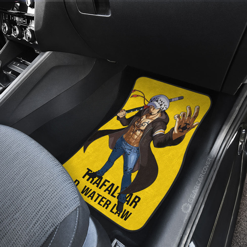 Trafalgar D. Water Law Car Floor Mats Custom Car Accessories For Fans - Gearcarcover - 4