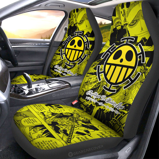 Trafalgar D. Water Law Car Seat Covers Custom Manga For Fans Car Accessories - Gearcarcover - 2