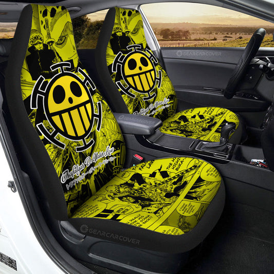 Trafalgar D. Water Law Car Seat Covers Custom Manga For Fans Car Accessories - Gearcarcover - 1