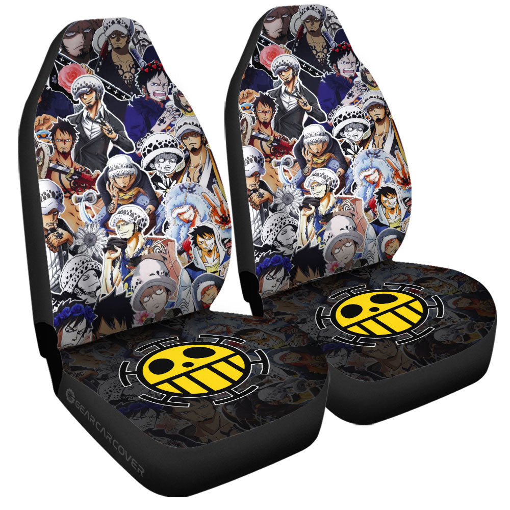 Trafalgar D. Water Law Funny Car Seat Covers Custom Car Accessories For Fans - Gearcarcover - 3