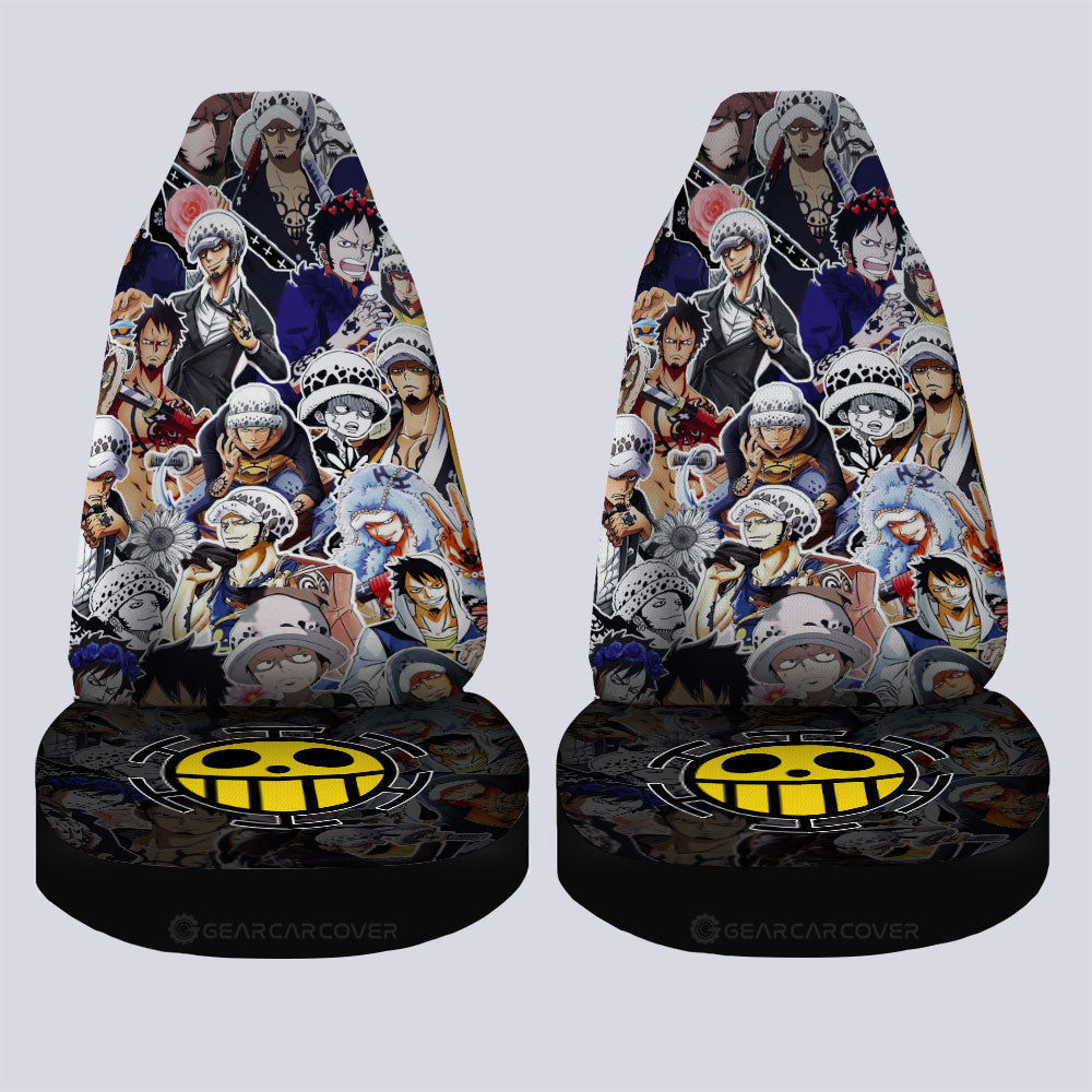 Trafalgar D. Water Law Funny Car Seat Covers Custom Car Accessories For Fans - Gearcarcover - 4