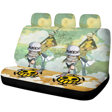 Trafalgar Law Car Back Seat Covers Custom Map Car Accessories - Gearcarcover - 1