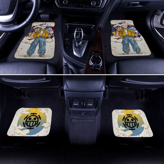 Trafalgar Law Car Floor Mats Anime Collection - Gearcarcover - 2