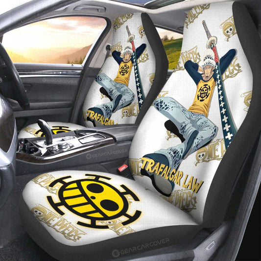 Trafalgar Law Car Seat Covers Custom - Gearcarcover - 2