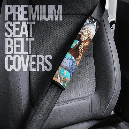 Trafalgar Law Seat Belt Covers Custom Car Accessoriess - Gearcarcover - 2