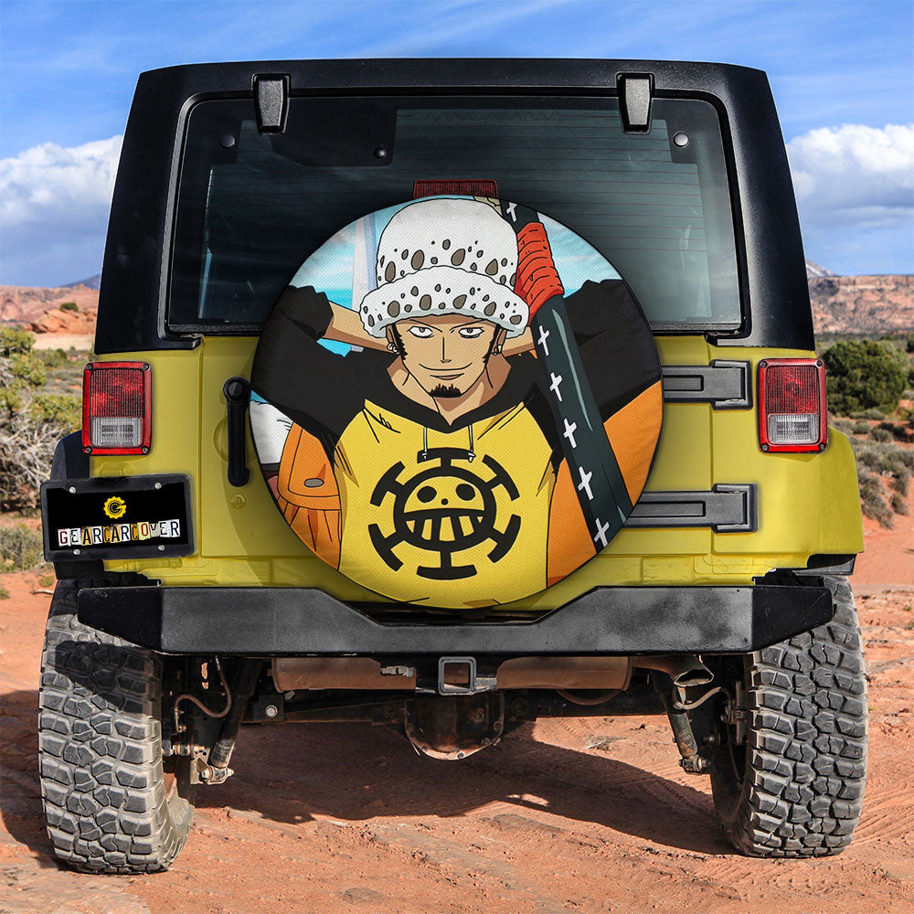 Trafalgar Law Spare Tire Cover Custom Car Accessoriess - Gearcarcover - 3