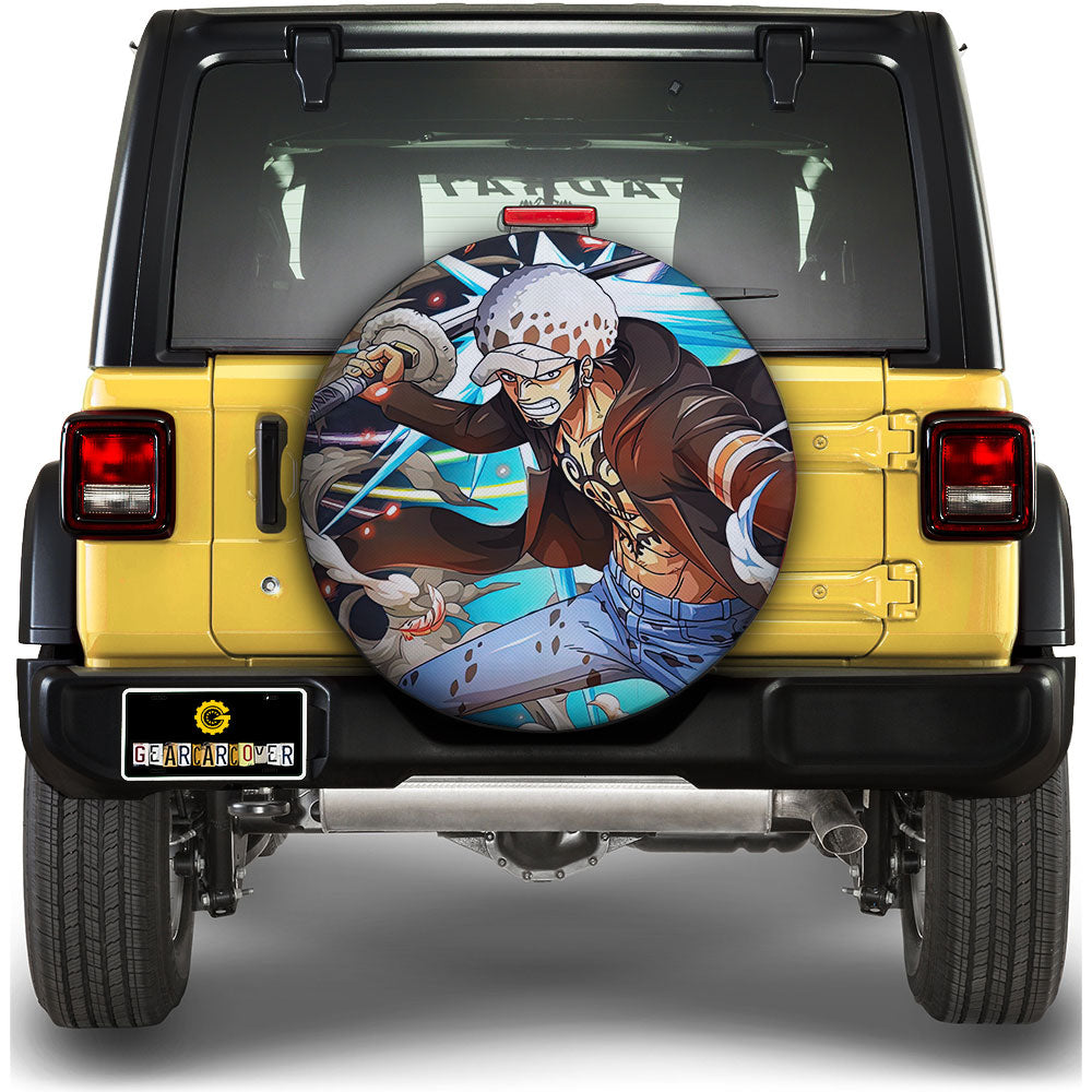 Trafalgar Law Spare Tire Cover Custom Car Accessoriess - Gearcarcover - 1