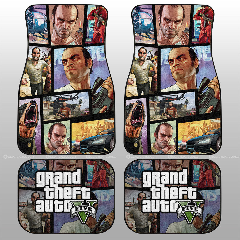 Trevor Philips Car Floor Mats Custom Car Accessories - Gearcarcover - 1