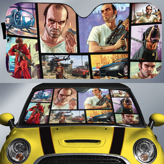 Trevor Philips Car Sunshade Custom Car Accessories - Gearcarcover - 1