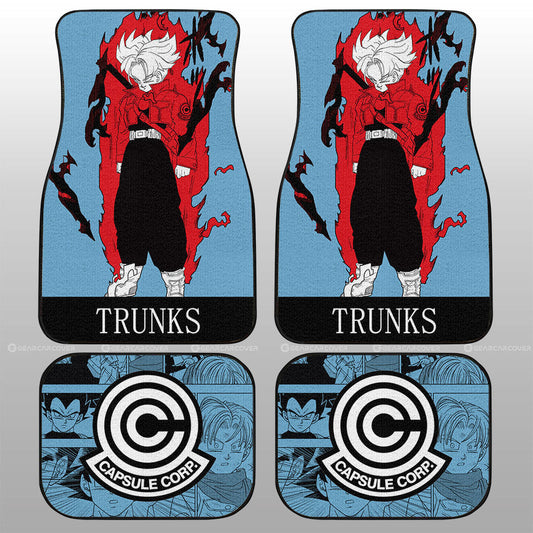 Trunks Car Floor Mats Custom Manga Color Style - Gearcarcover - 2