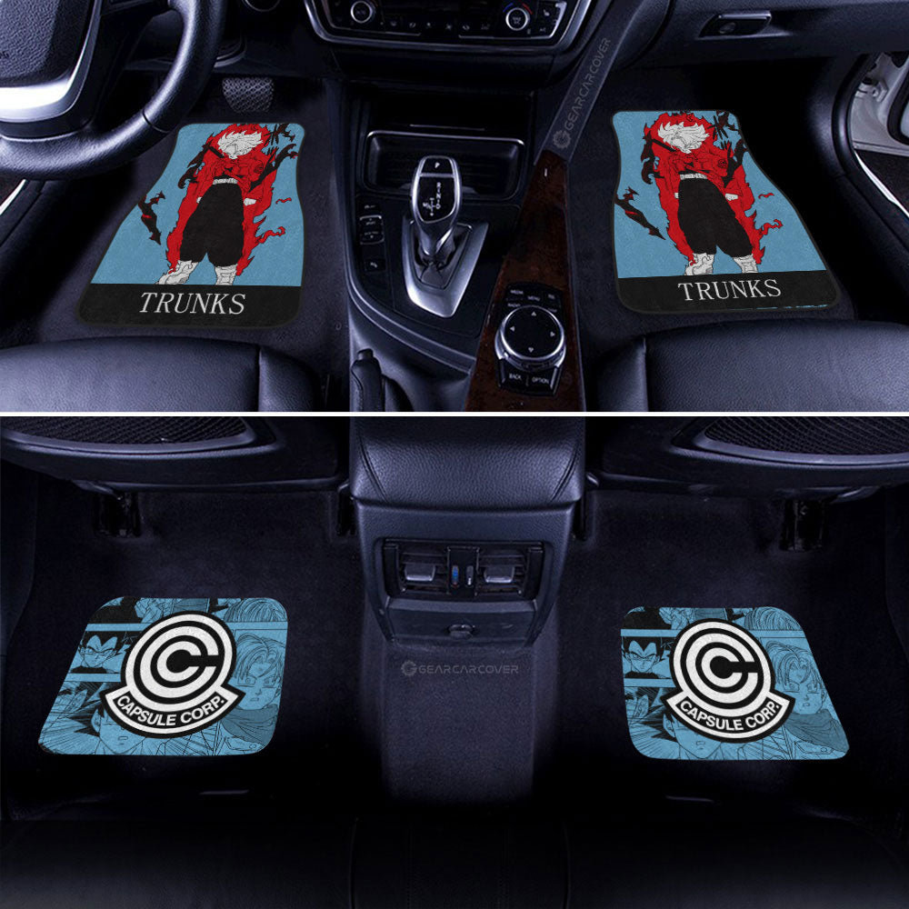 Trunks Car Floor Mats Custom Manga Color Style - Gearcarcover - 3