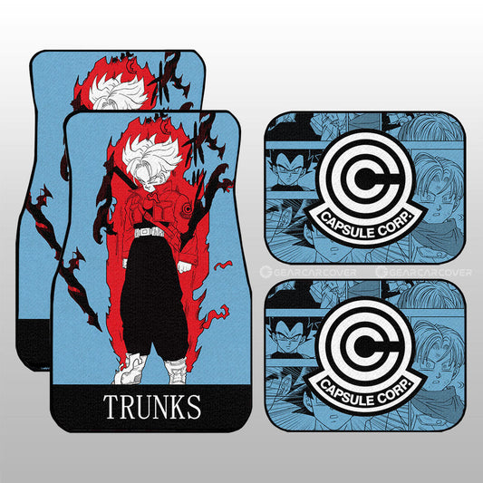 Trunks Car Floor Mats Custom Manga Color Style - Gearcarcover - 1