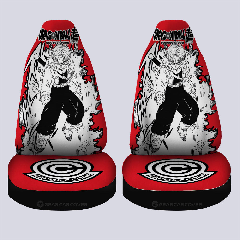 Trunks Car Seat Covers Custom Car Accessories Manga Style For Fans - Gearcarcover - 4