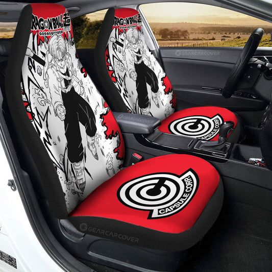 Trunks Car Seat Covers Custom Car Accessories Manga Style For Fans - Gearcarcover - 1