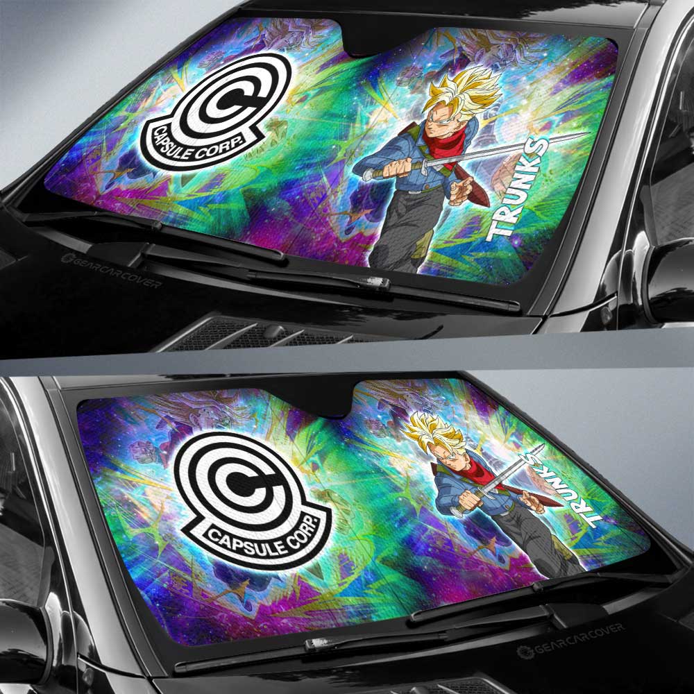 Trunks Car Sunshade Custom Dragon Ball Anime Car Accessories - Gearcarcover - 2