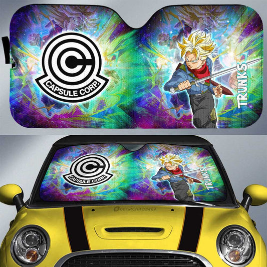 Trunks Car Sunshade Custom Dragon Ball Anime Car Accessories - Gearcarcover - 1