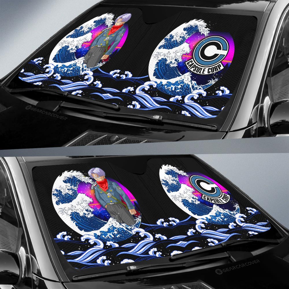 Trunks Car Sunshade Custom Dragon Ball Car Interior Accessories - Gearcarcover - 2