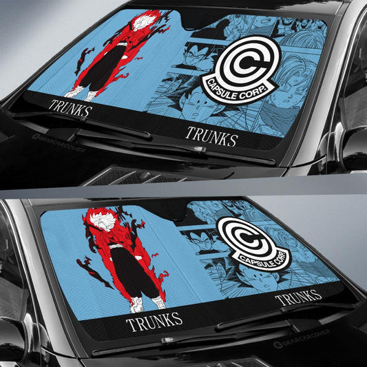 Trunks Car Sunshade Custom Manga Color Style - Gearcarcover - 2