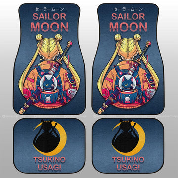 Tsukino Usagi Car Floor Mats Custom Sailor Moon Car Accessories - Gearcarcover - 1