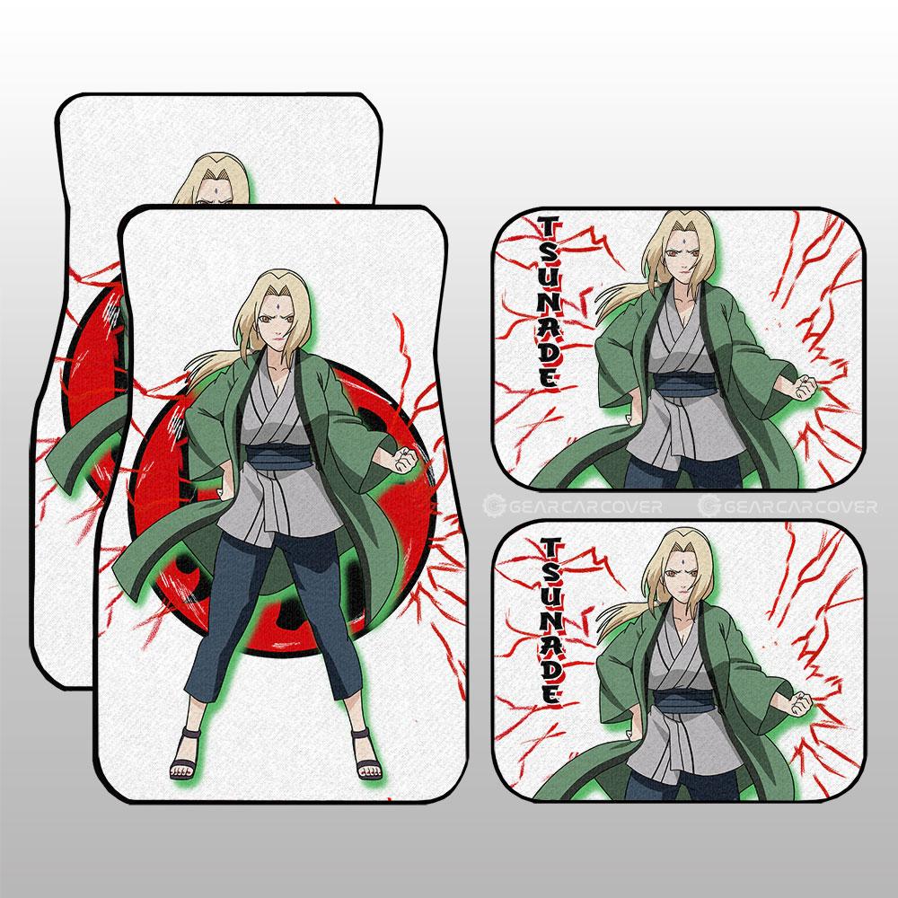 Tsunade Car Floor Mats Custom For Anime Fans - Gearcarcover - 1