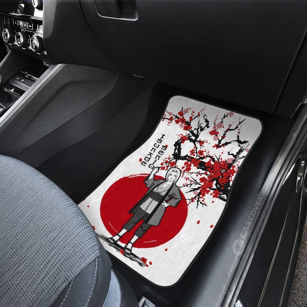 Tsunade Car Floor Mats Custom Japan Style Anime Car Interior Accessories - Gearcarcover - 4