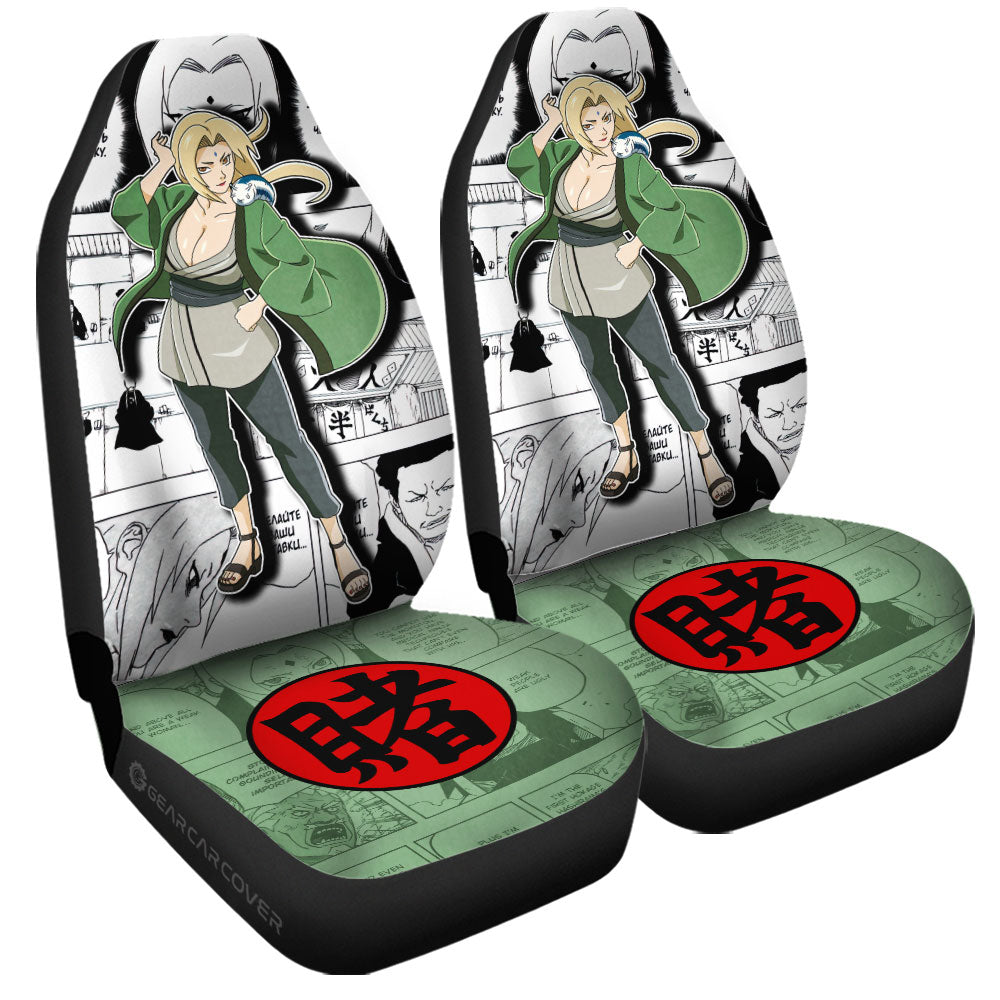 Tsunade Car Seat Covers Custom Anime Car Accessories Mix Manga - Gearcarcover - 3