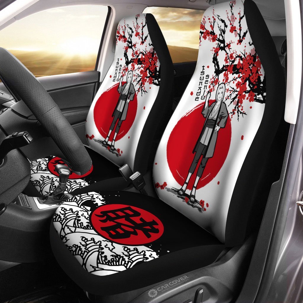 Tsunade Car Seat Covers Custom Japan Style Anime Car Accessories - Gearcarcover - 2