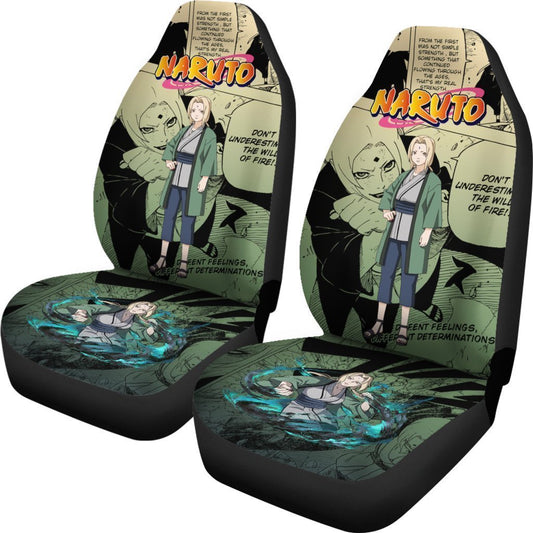 Tsunade Car Seat Covers Custom Manga Anime Car Accessories - Gearcarcover - 2