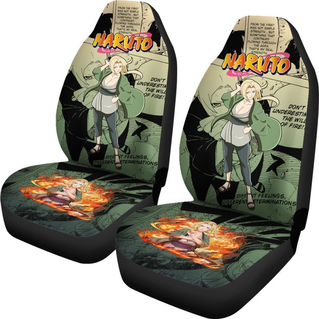 Tsunade Car Seat Covers Custom Manga Anime Car Accessories - Gearcarcover - 2