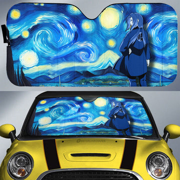 Tsunade Car Sunshade Custom Starry Night Styles - Gearcarcover - 1