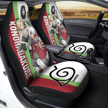 Tsunade Jiraiya Orochimaru Car Seat Covers Custom Anime Car Accessories - Gearcarcover - 1