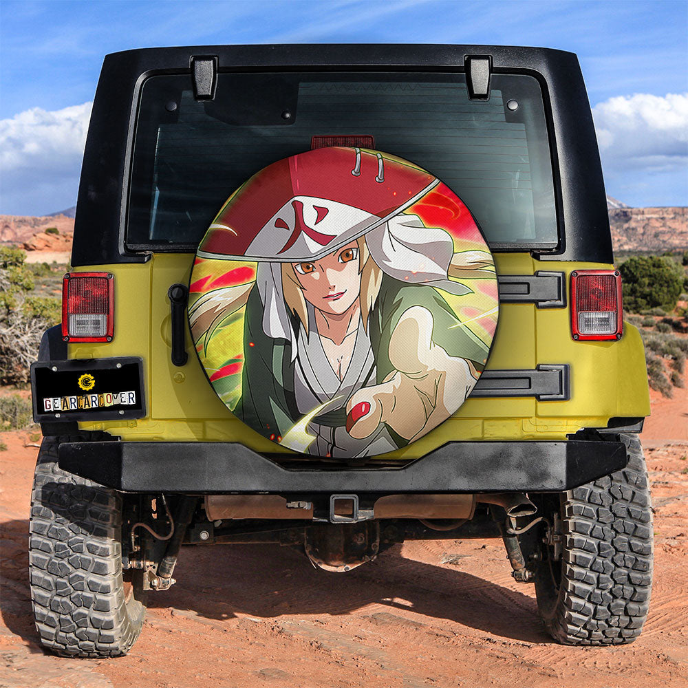 Tsunade Spare Tire Covers Custom For Anime Fans - Gearcarcover - 3