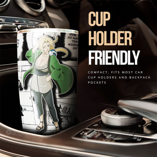 Tsunade Tumbler Cup Custom Anime Car Accessories Mix Manga - Gearcarcover - 2