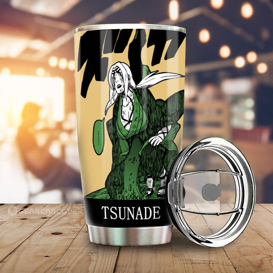 Tsunade Tumbler Cup Custom Car Accessories Manga Color Style - Gearcarcover - 2