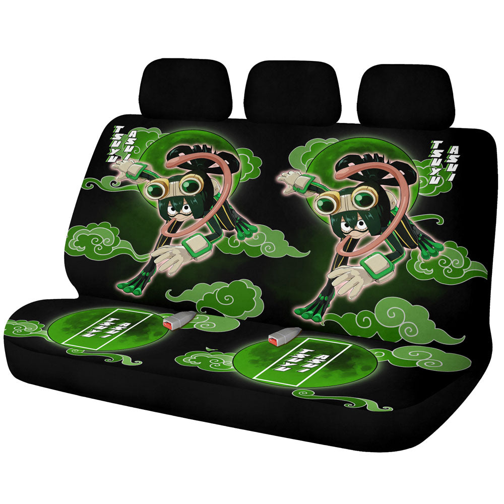 Tsuyu Asui Car Back Seat Covers Custom Car Accessories - Gearcarcover - 1