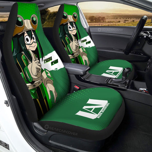 Tsuyu Asui Car Seat Covers Custom For Fans - Gearcarcover - 1