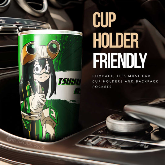 Tsuyu Asui Tumbler Cup Custom For Fans - Gearcarcover - 2