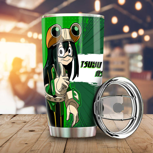 Tsuyu Asui Tumbler Cup Custom For Fans - Gearcarcover - 1