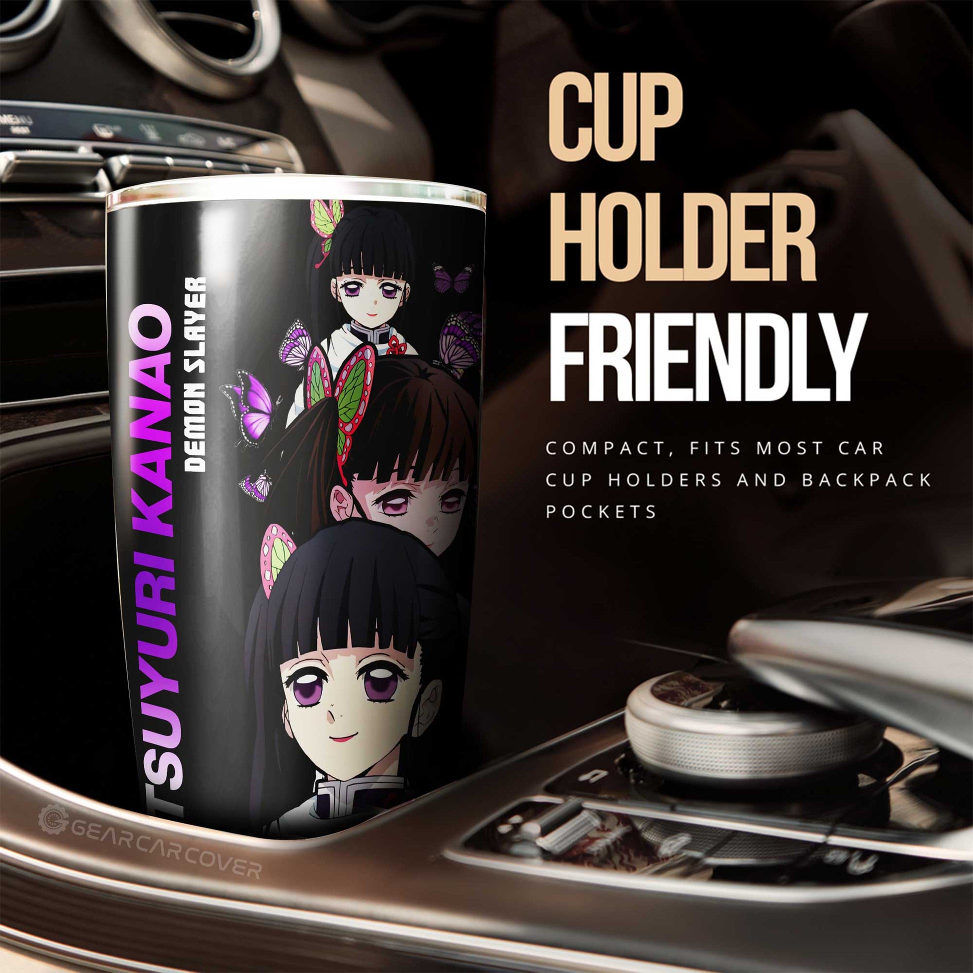 Tsuyuri Kanao Tumbler Cup Custom - Gearcarcover - 2