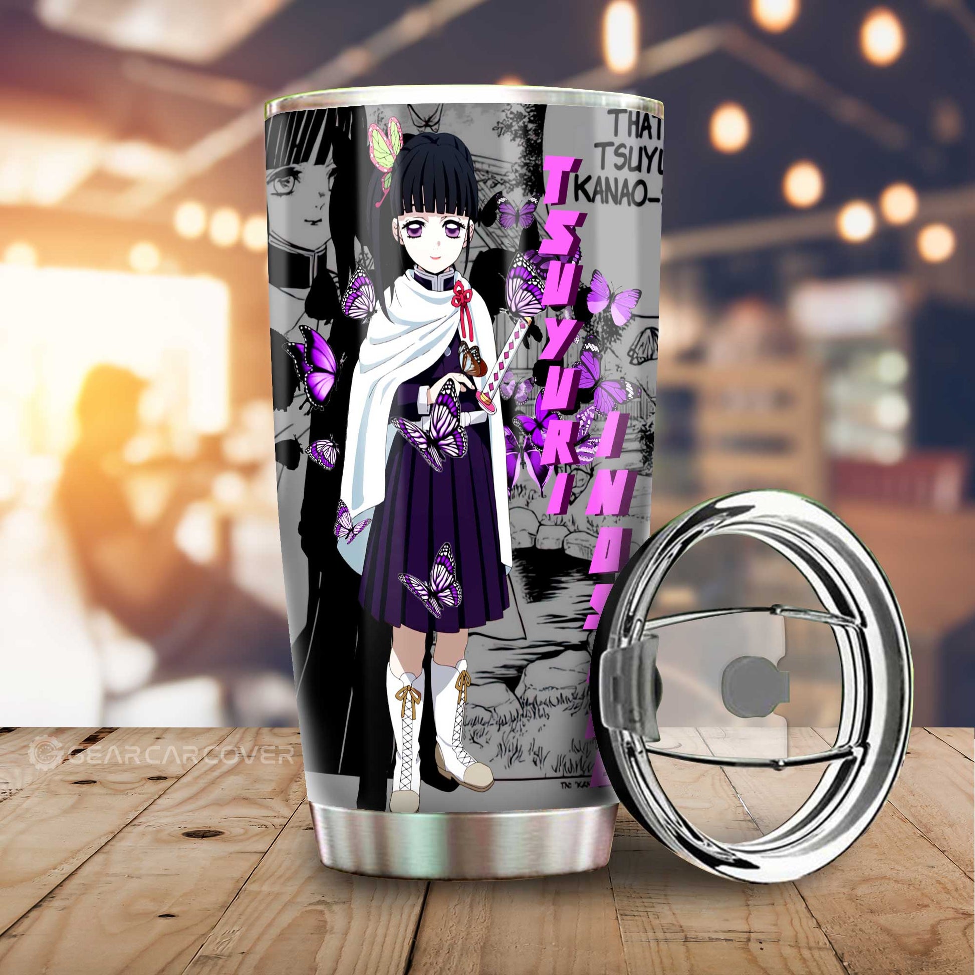 Tsuyuri Kanao Tumbler Cup Custom Mix Mangas - Gearcarcover - 2