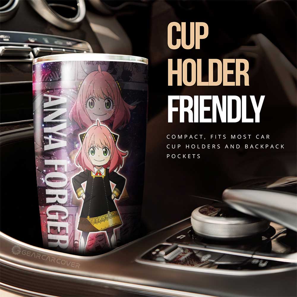 Tumbler Cup Custom Anya Forger Galaxy Style Car Accessories - Gearcarcover - 2