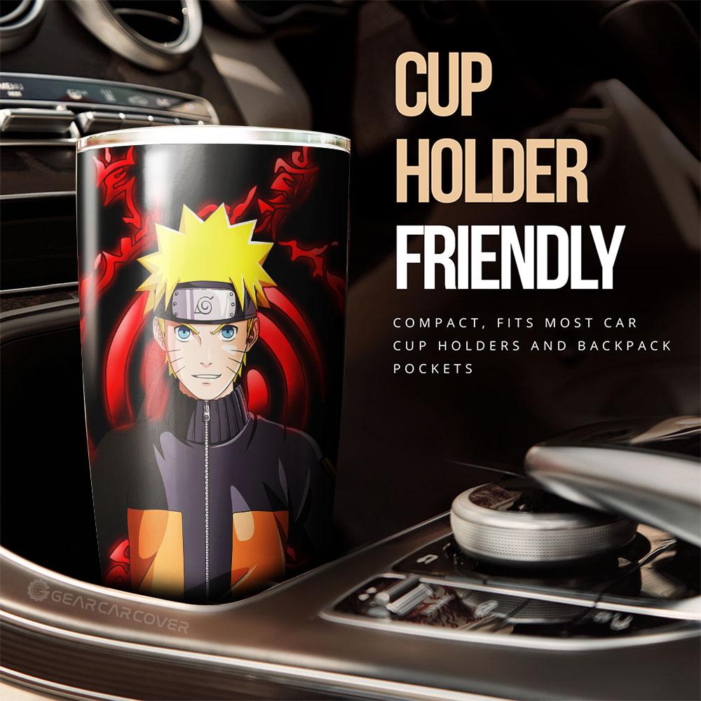 Tumbler Cup Custom Kurama Mode Anime Car Accessories - Gearcarcover - 2