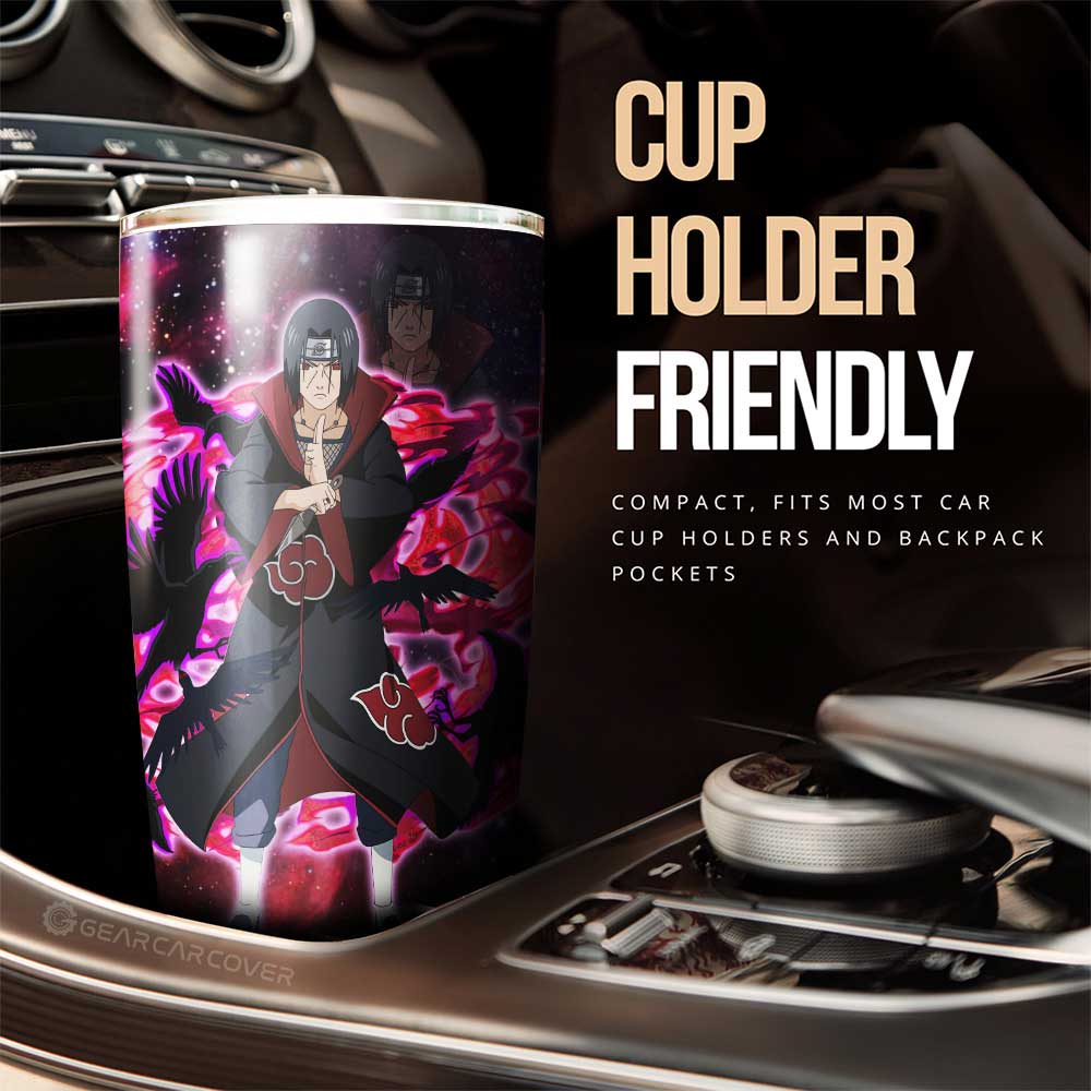 Tumbler Cup Custom Sasuke And Itachi Galaxy Style Car Accessories - Gearcarcover - 3